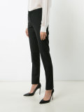 slim-fit tailored trousers
