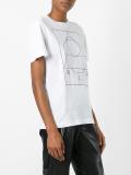 stylised print T-shirt 