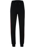 stripe appliqué track pants