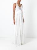 halterneck lace detail dress
