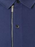 zip detail polo shirt