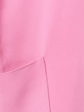 draped back shift dress