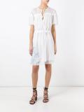 embroidered shift dress