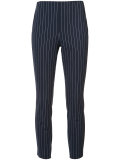 pinstripe skinny cropped trousers