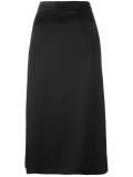 side slit midi skirt