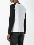 skull print longsleeved T-shirt 