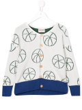 beach ball intarsia cardigan 