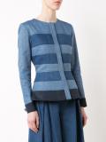 denim peplum jacket