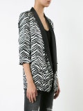 three-quarter sleeve blazer