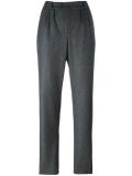 front pleat tailored trousers