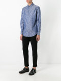 Mixed pattern shirt 