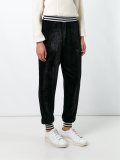 tapered regular length trousers