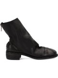 distressed effect ankle boots