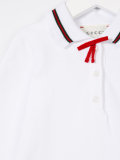 ruffle cuff polo shirt