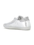 leopard print detail sneakers 