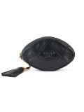 fringe quilted pouch
