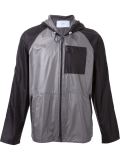 zip fastening hooded jacket