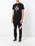 contrast panel track pants 