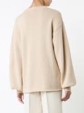 gathered longsleeve jumper