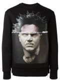 portrait print sweatshirt