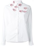 'Kiss'嵌花衬衫
