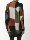 patch-work cardigan