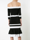 off-shoulders fitted dress