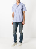 striped short sleeve shirt