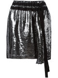 sequin tie skirt