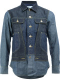 flap pockets denim shirt