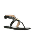 logo plaque flat sandals