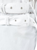 strappy elongated shirt