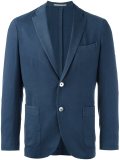 buttoned single breasted blazer