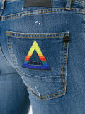 distressed skinny jeans