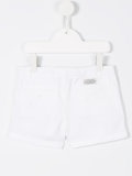 logo embroidered shorts