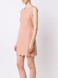 scallop hem dress