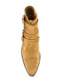 multi-buckle boots