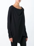 asymmetric panel T-shirt