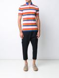 striped polo shirt