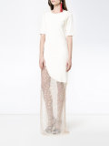 asymmetrical sequin dress