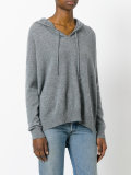 metal edge hooded jumper