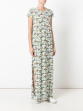 fountain print dress