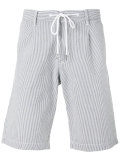 striped track shorts