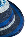 contrast-tone hat