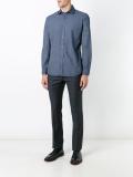 micro print shirt