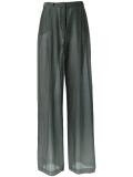 high-rise straight trousers