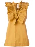 ruffle collar top
