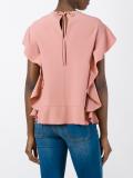 ruffled blouse