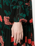Floral Print Drop Hem Skirt