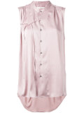 tie front blouse